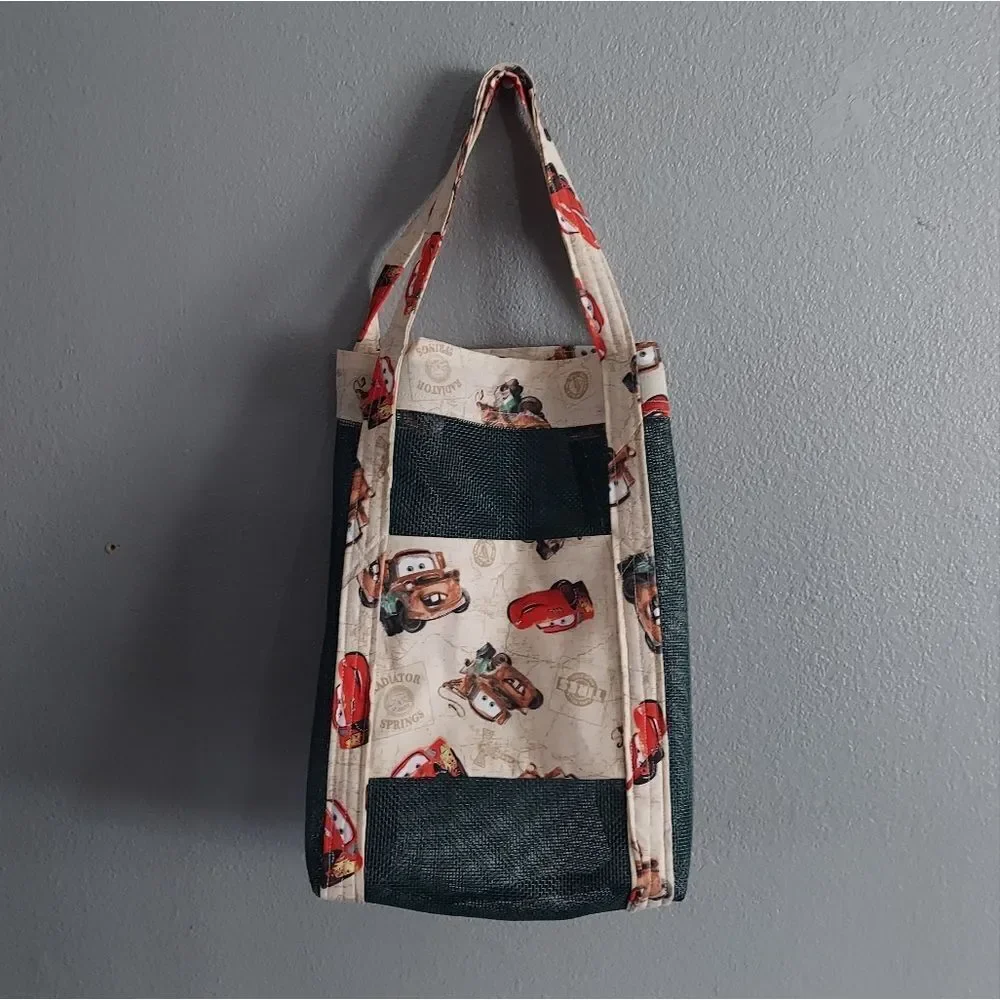 Disney Cars Tote Bag - Red and Cream